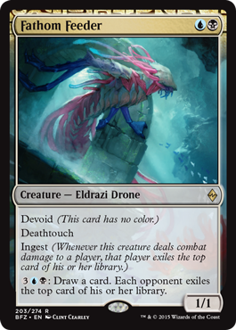 Fathom Feeder (Battle for Zendikar) Near Mint Foil