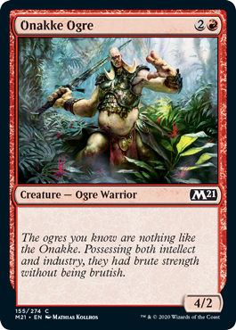 Onakke Ogre (Magic 2021 Core Set) Near Mint Foil