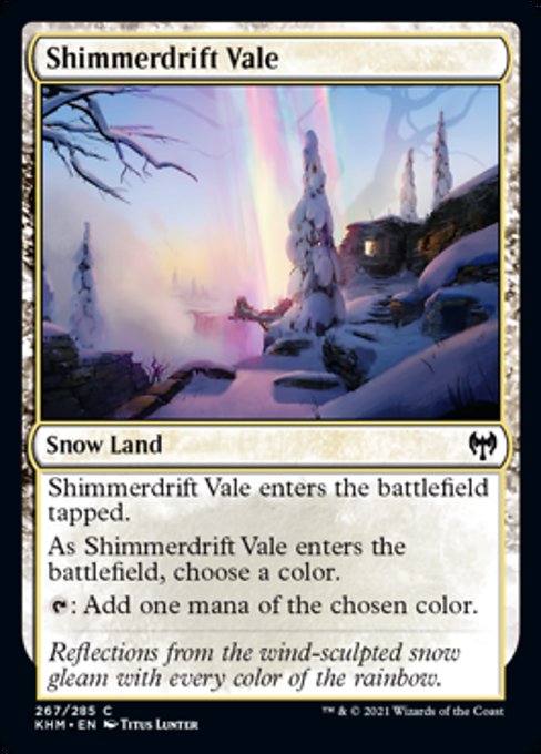 Shimmerdrift Vale (Kaldheim) Near Mint Foil