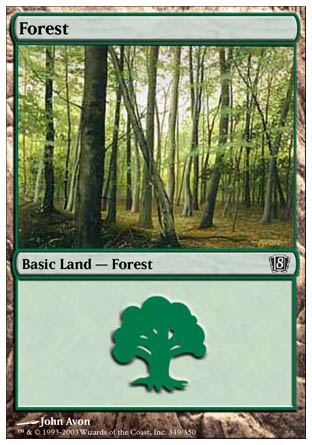 Forest (349) (8th Edition) Near Mint