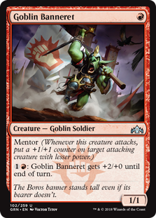 Goblin Banneret (Guilds of Ravnica) Near Mint Foil
