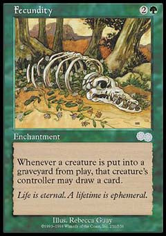 Fecundity (Urza's Saga) Near Mint