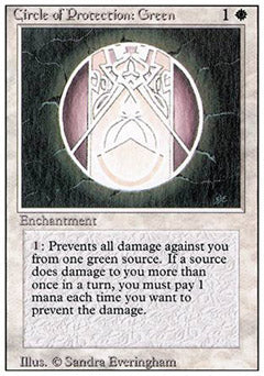 Circle of Protection: Green (Revised) Near Mint