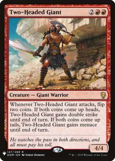 Two-Headed Giant (Mystery Booster) Near Mint