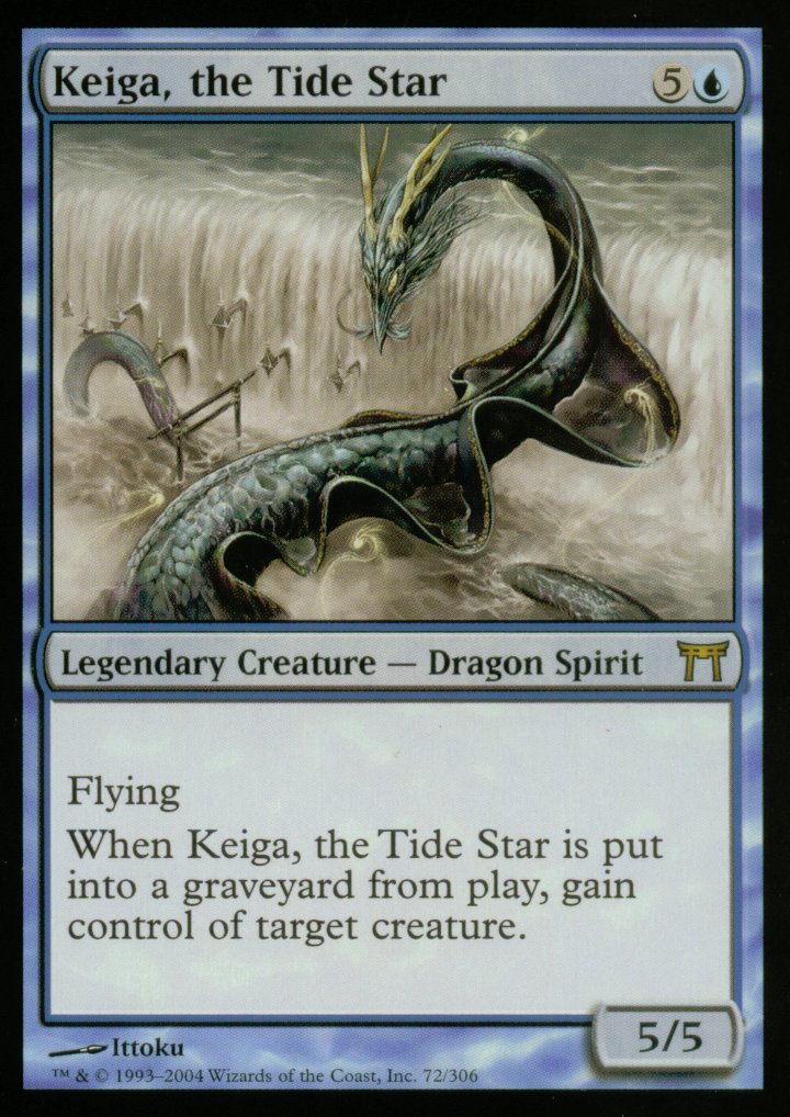 Keiga, the Tide Star (Champions of Kamigawa) Near Mint Foil