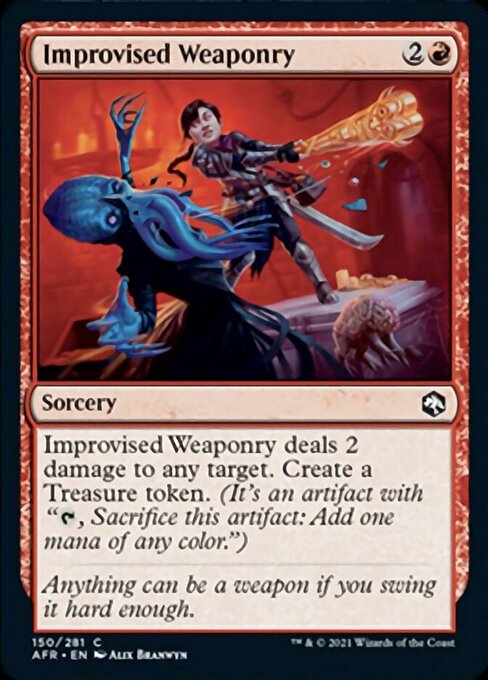 Improvised Weaponry (Adventures in the Forgotten Realms) Near Mint Foil
