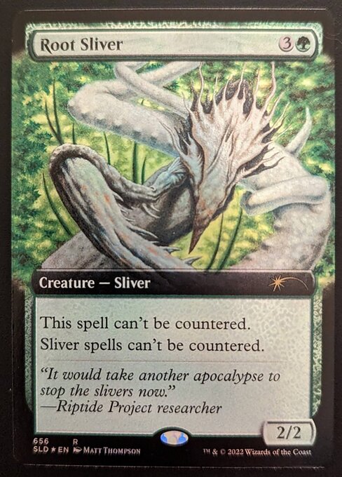 Root Sliver (Extended Art) (Secret Lair) Near Mint