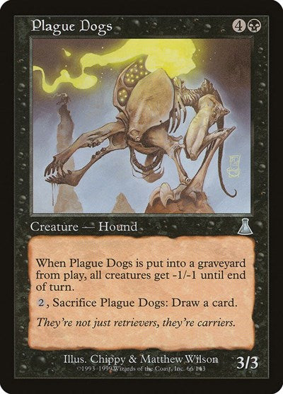 Plague Dogs (Urza's Destiny) Near Mint Foil
