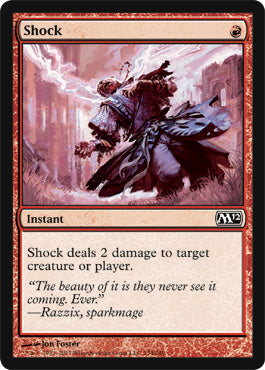 Shock (Magic 2012 Core Set) Near Mint Foil