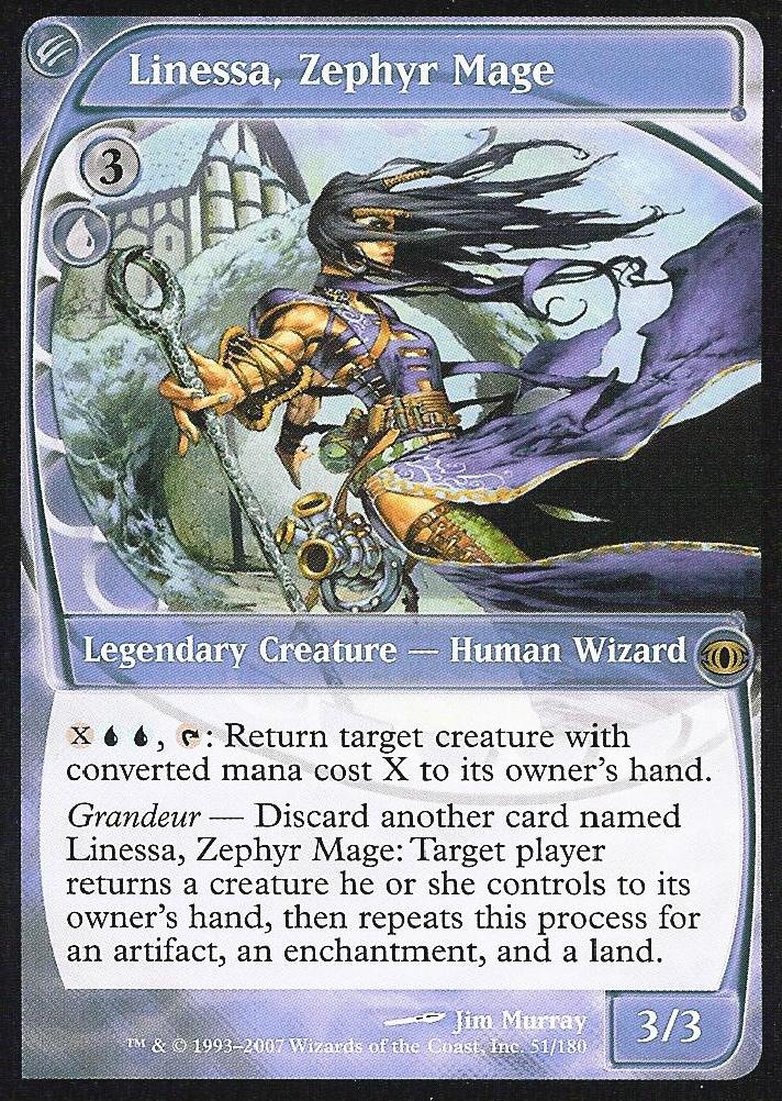 Linessa, Zephyr Mage (Futuresight) Near Mint Foil