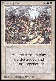 Wrath of God (Beta) Light Play