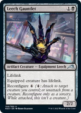 Leech Gauntlet (Kamigawa: Neon Dynasty) Near Mint