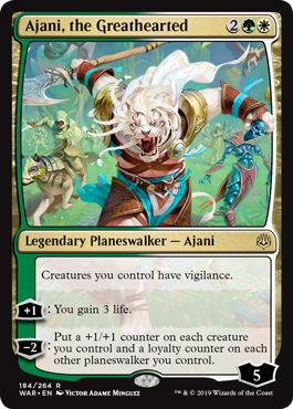 Ajani, the Greathearted (War of the Spark) Near Mint Foil