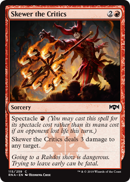 Skewer the Critics (Ravnica Allegiance) Near Mint