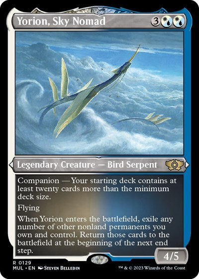 Yorion, Sky Nomad (Foil Etched) (March of the Machine: Multiverse Legends) Near Mint