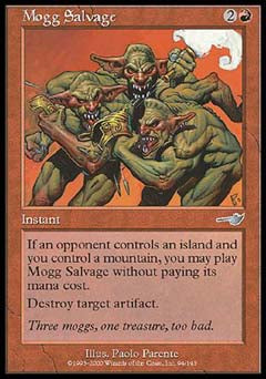 Mogg Salvage (Nemesis) Near Mint Foil