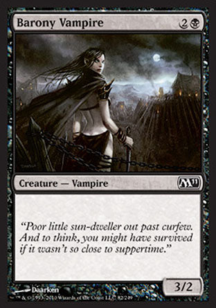 Barony Vampire (Magic 2011 Core Set) Near Mint Foil
