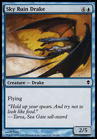 Sky Ruin Drake (Zendikar) Near Mint Foil