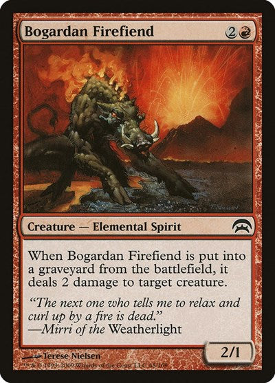 Bogardan Firefiend (Planechase) Near Mint