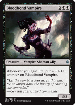Bloodbond Vampire (Battle for Zendikar) Near Mint Foil