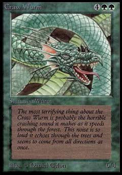 Craw Wurm (Alpha) Near Mint