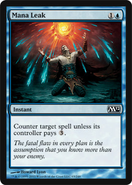 Mana Leak (Magic 2012 Core Set) Near Mint Foil