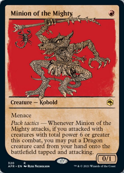 Minion of the Mighty (Showcase) (Adventures in the Forgotten Realms) Near Mint Foil