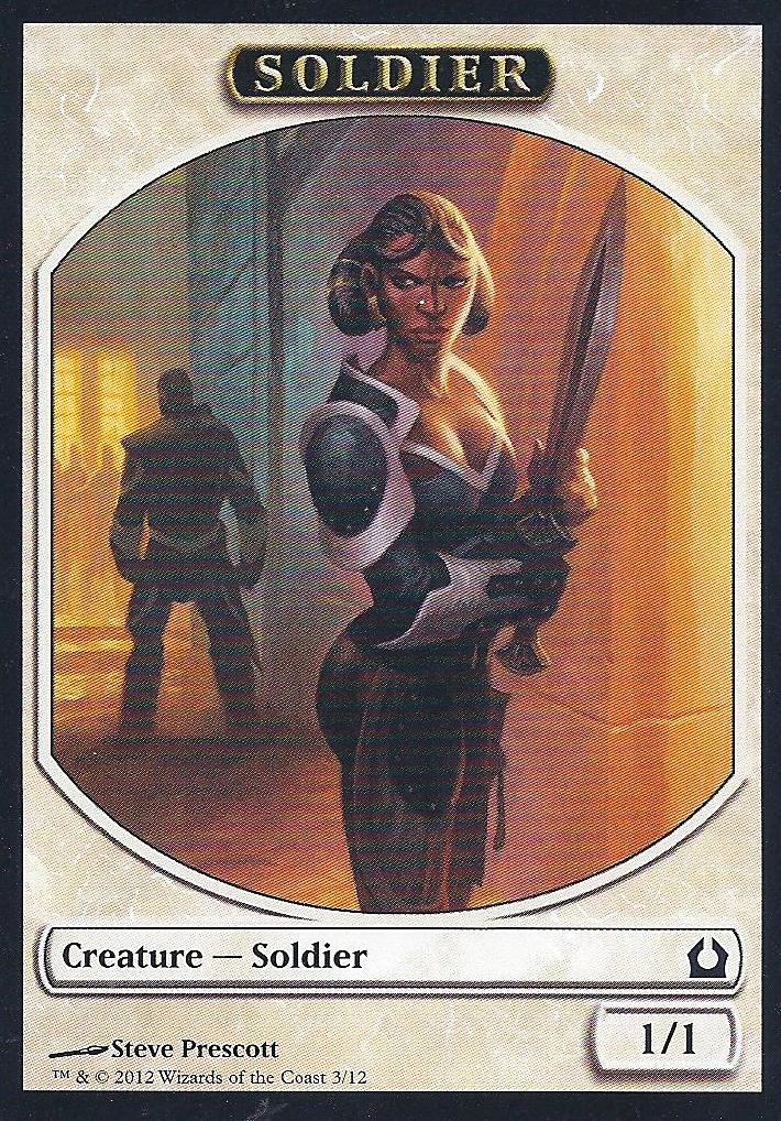 Soldier Token (R2R) (Return to Ravnica) Near Mint