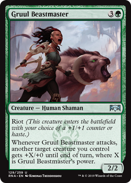 Gruul Beastmaster (Ravnica Allegiance) Near Mint Foil