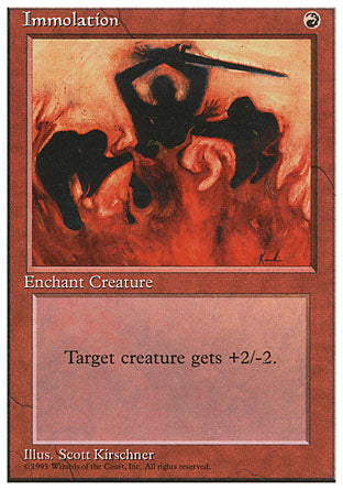 Immolation (4th Edition) Light Play