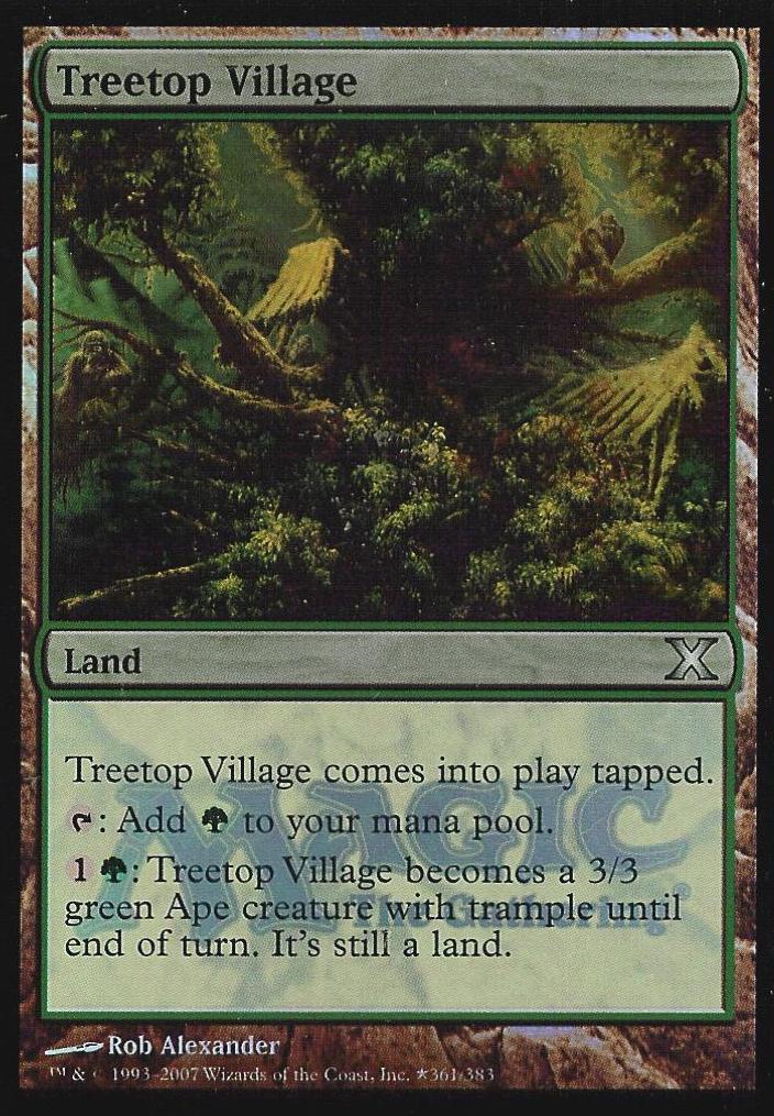 Treetop Village (Summer of Magic) (Promotional Cards) Light Play Foil