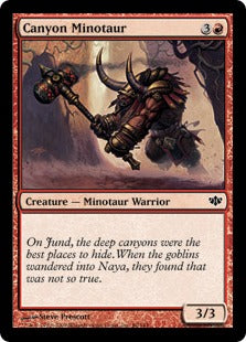 Canyon Minotaur (Conflux) Near Mint Foil