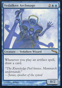 Vedalken Archmage (Mirrodin) Near Mint Foil