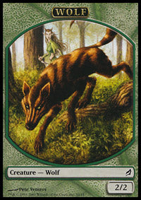 Wolf (Token) (Lorwyn) Near Mint Italian