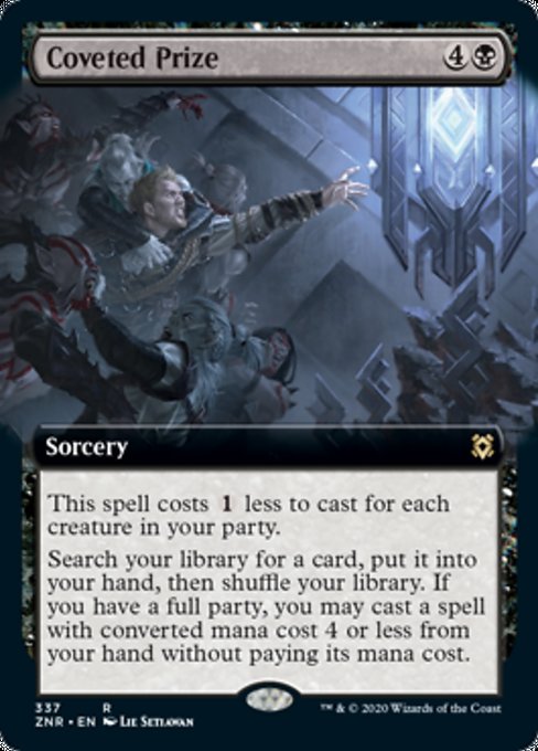 Coveted Prize (Extended Art) (Zendikar Rising) Near Mint