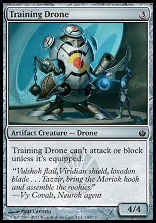 Training Drone (Mirrodin Besieged) Near Mint Foil