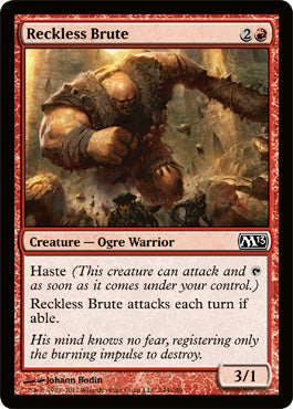 Reckless Brute (Magic 2013 Core Set) Near Mint Foil