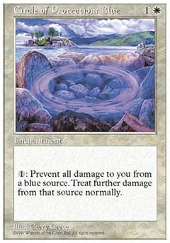 Circle of Protection: Blue (5th Edition) Light Play