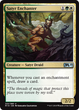 Satyr Enchanter (Magic 2019 Core Set) Near Mint