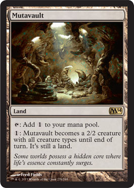 Mutavault (Magic 2014 Core Set) Near Mint Foil
