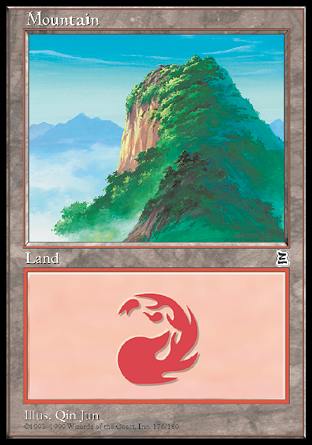 Mountain (176) (Portal Three Kingdoms) Near Mint