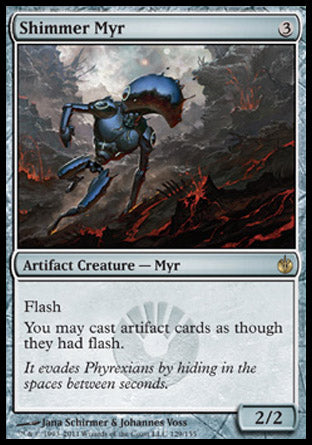 Shimmer Myr (Mirrodin Besieged) Near Mint Japanese