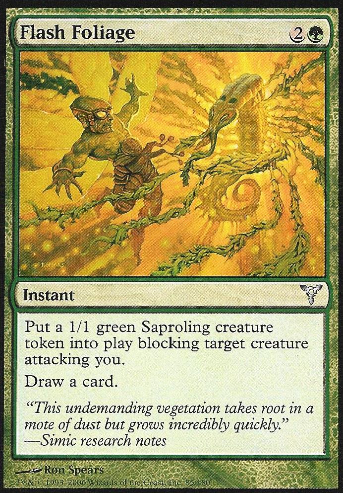 Flash Foliage (Dissension) Near Mint Foil