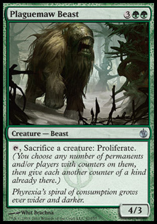 Plaguemaw Beast (Mirrodin Besieged) Near Mint