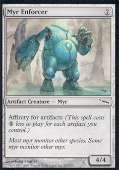 Myr Enforcer (Mirrodin) Light Play Foil