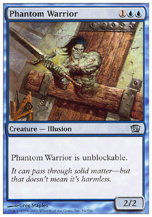Phantom Warrior (8th Edition) Near Mint Foil