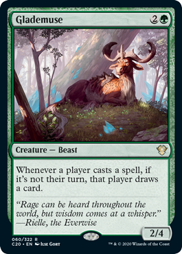 Glademuse (Commander 2020 Ikoria) Near Mint