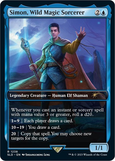Simon, Wild Magic Sorcerer (Secret Lair) Near Mint