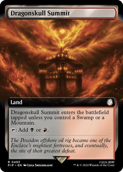 Dragonskull Summit (Extended Art) (Universes Beyond: Fallout) Near Mint