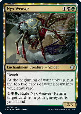 Nyx Weaver (Commander 2020 Ikoria) Near Mint